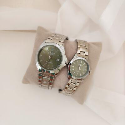 ساعت کاسیو ست صفحه سبز