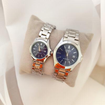 ساعت کاسیو صفحه آبی ست