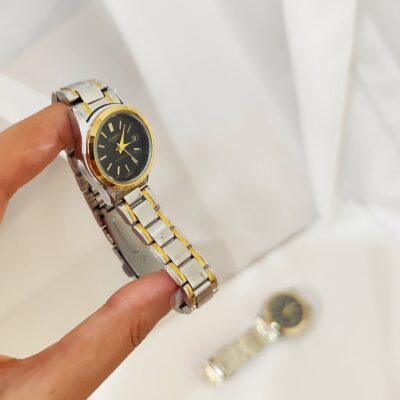 ساعت مچی کاسیو زنانه رنگ طلایی مشکی