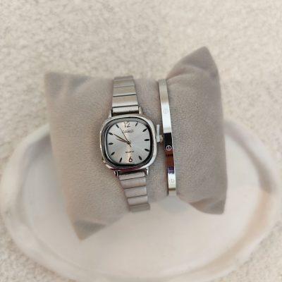 ساعت زنانه کاسیو رنگ سفید