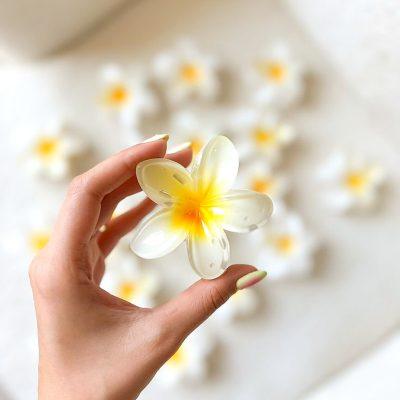 کلیپس پلومریا رنگ سفید