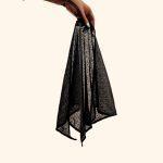 روسری سه گوش مشکی ، جنس تور