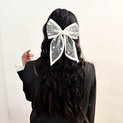 گیره مو پاپیونی توری کد 1002