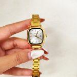 ساعت کاسیو الدمانی زنانه طلایی