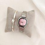 ساعت زنانه کاسیو صفحه صورتی