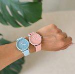 ساعت دخترانه رنگ پاستلی