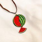 گردنبند هندونه یلدایی