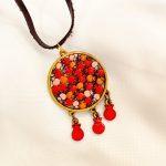 گردنبند انار مناسب یلدا