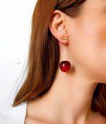 گوشواره مدل گیلاس