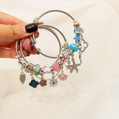 دستبند پاندورا استیل