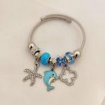 دستبند پاندورا آبی