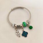 دستبند پاندورا سبز