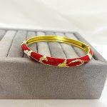 بنگل میناکاری قرمز