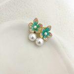 گوشواره گل و مروارید