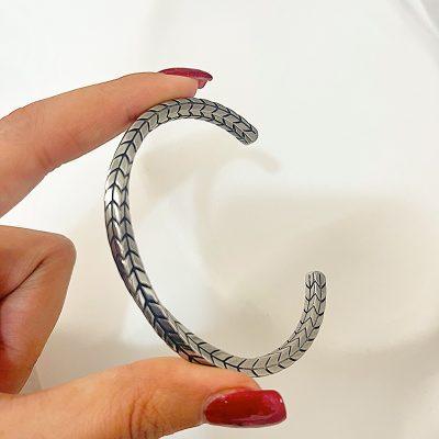 دستبند مردانه استیل