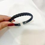 دستبند استیل مردانه مشکی