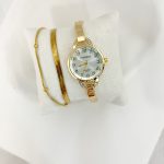 ست ساعت و دستبند شیک زنانه