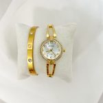 ساعت شیک زنانه و دستبند